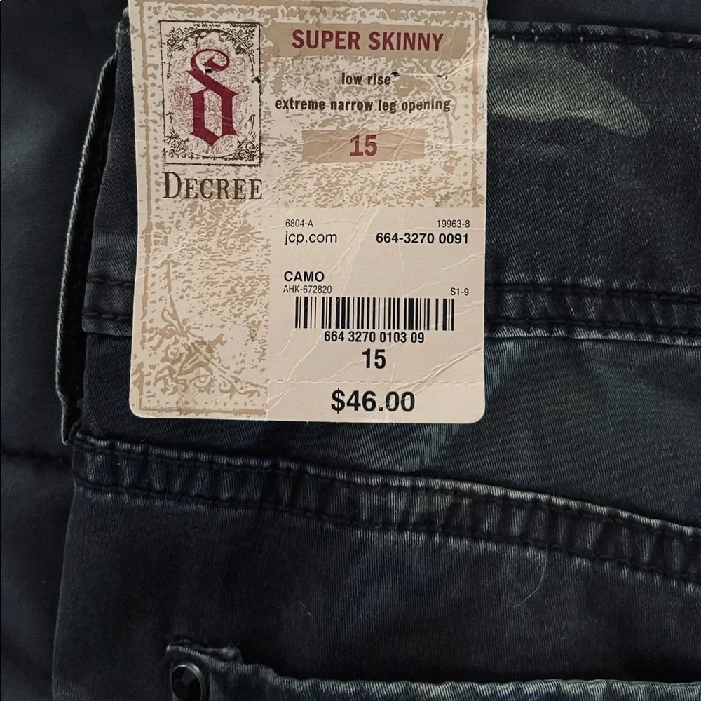 CAMO Super Skinny Jeans (NWT) Size 15 - Picture 5 of 8